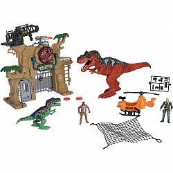 Игровой набор: Охота на динозавров. Штурм ворот, свет и звук (Chap Mei, 542092) - миниатюра
